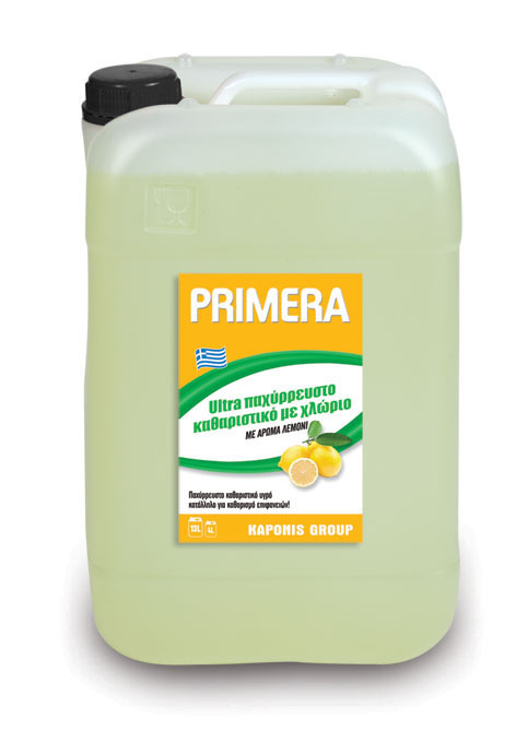 Primera Ultra Παχύρευστο Χλώριο με άρωμα λεμόνι 4Lt-Lumino